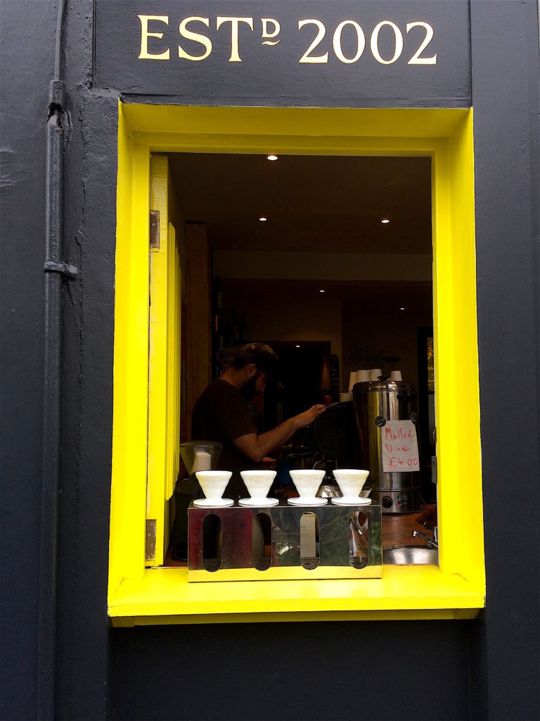 Shops and Cafes at Columbia Road Flower Market