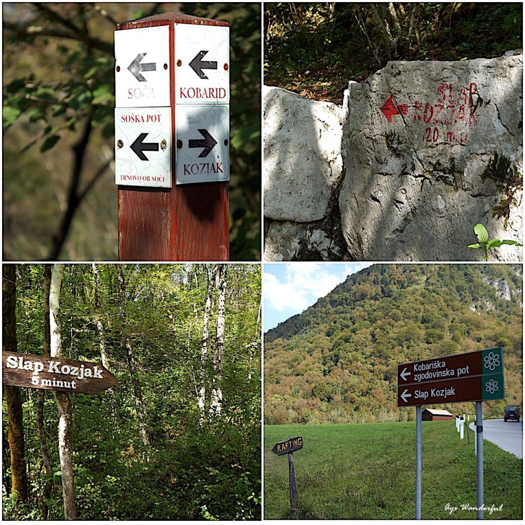 Soca River and Kozjak Waterfall