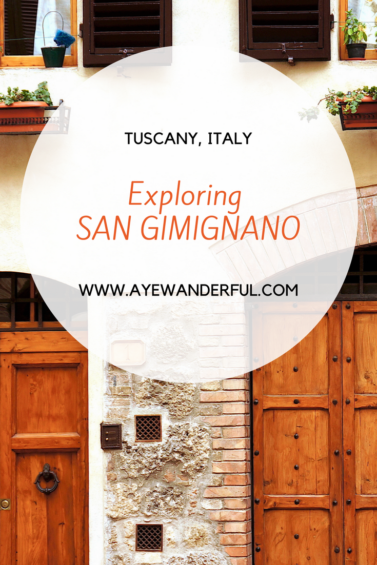 A day in San Gimignano | What to do in San Gimignano | Tuscany | Italy | Day trip from Siena | Day trip from Florence | Read more on www.ayewanderful.com