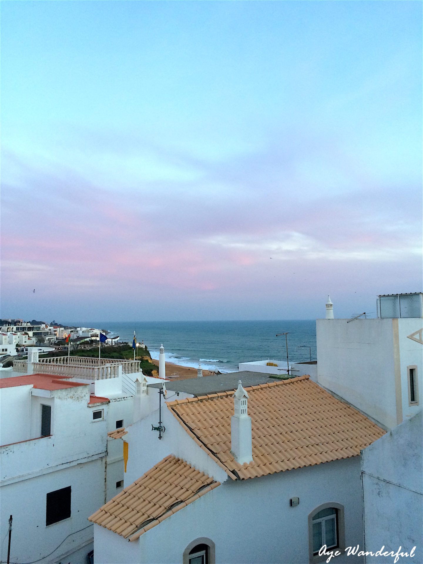 View from the terrace of our airbnb flat | Winter Break | Albufeira | Algarve | Portugal | Read more on www.ayewanderful.com