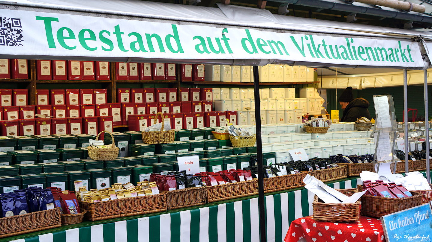Gourmet stalls at Viktualienmarkt Munich
