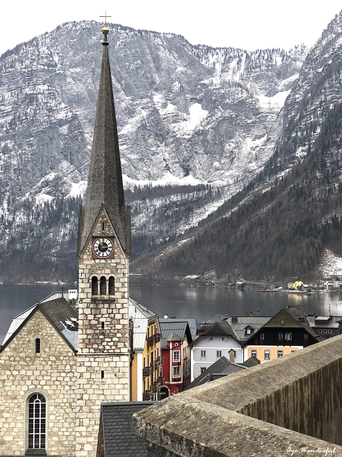 Hallstatt Austria Church View from Cemetery