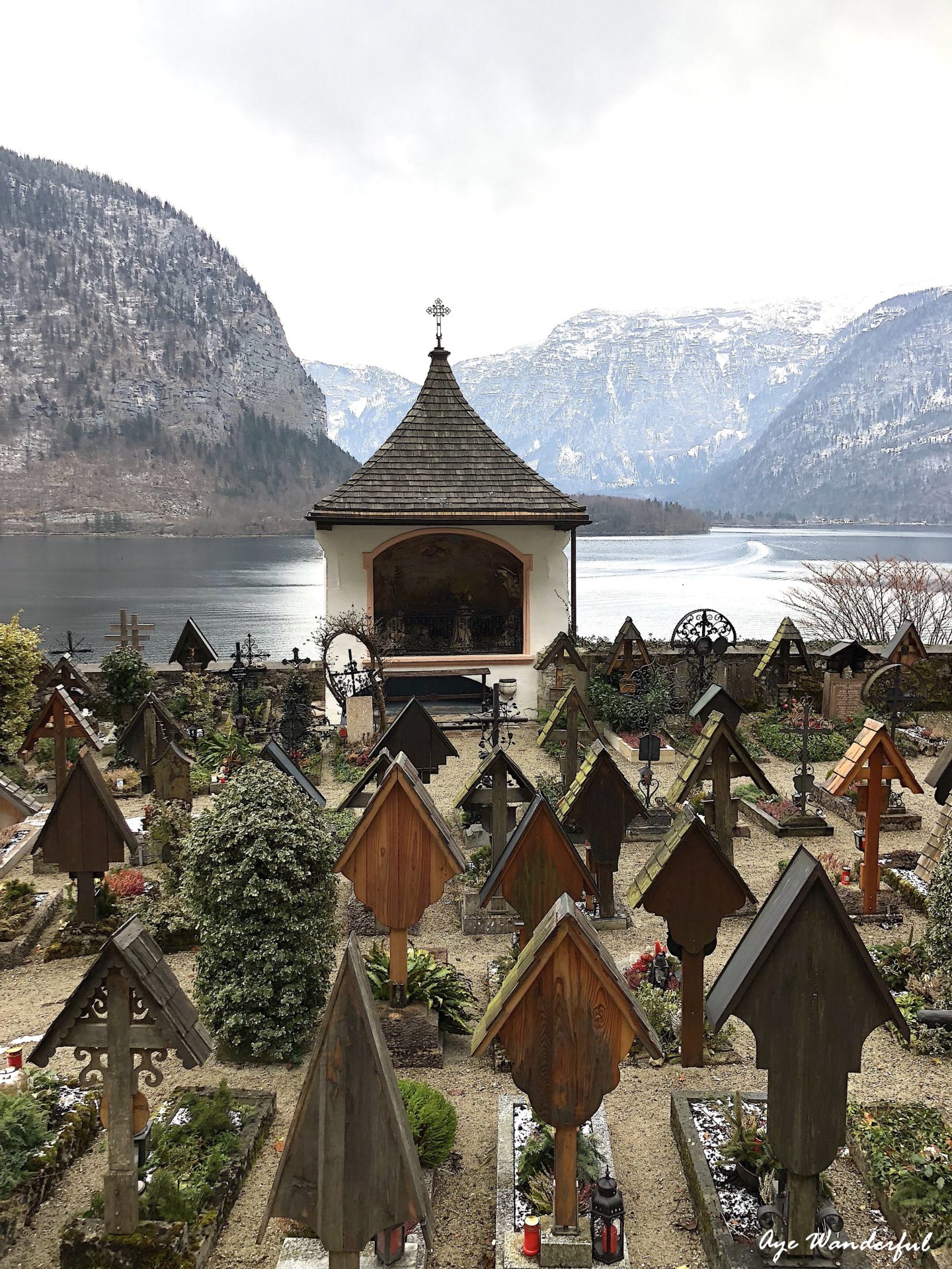 Hallstatt Austria cemetery