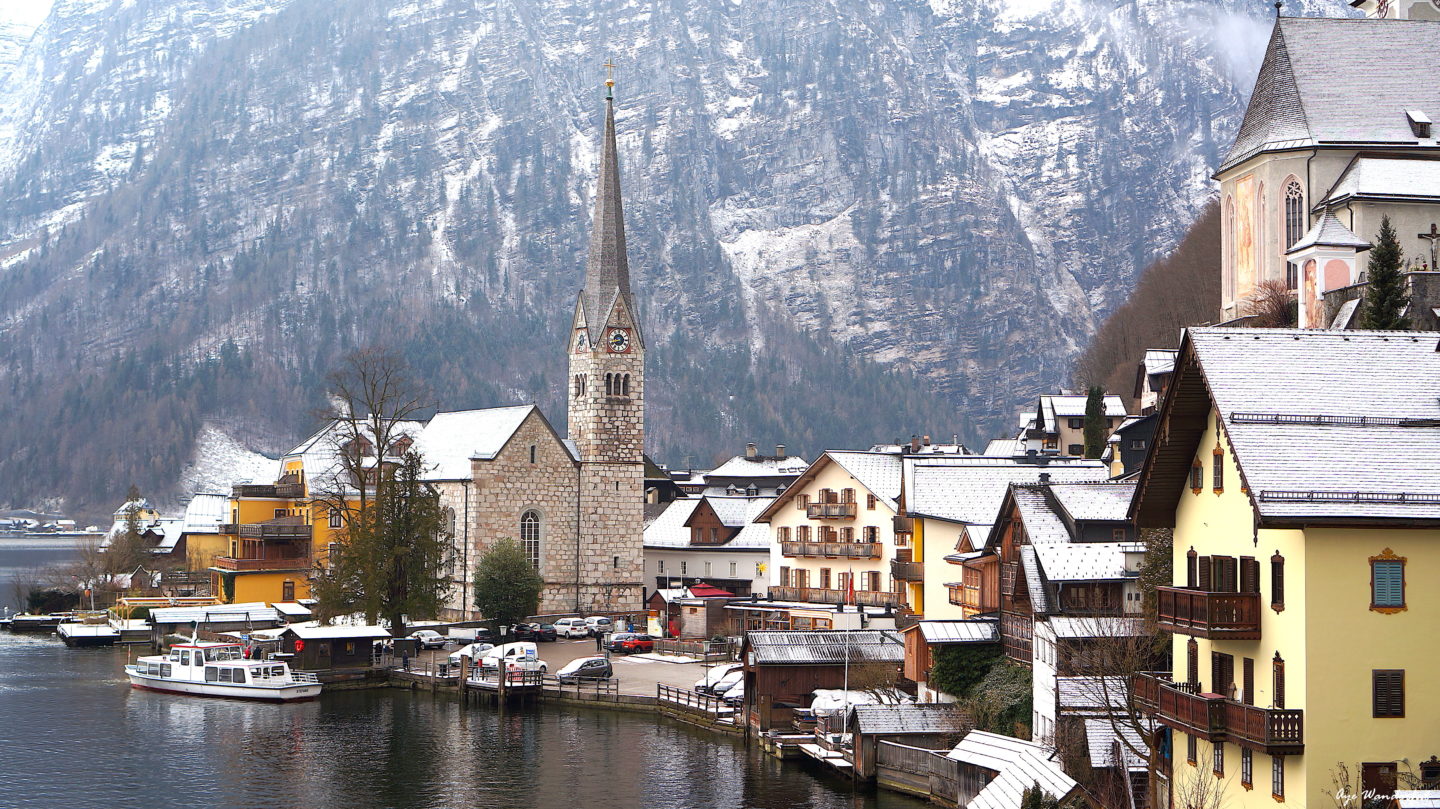 Hallstatt lakeside Austrian Village Church