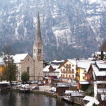 Hallstatt lakeside Austrian Village Church