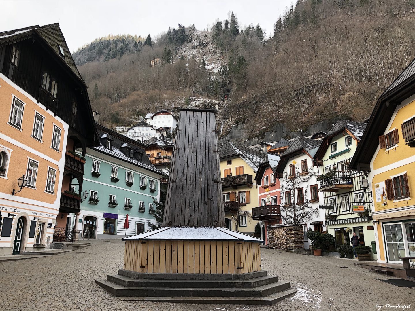 Marktplatz in Hallstatt Austria