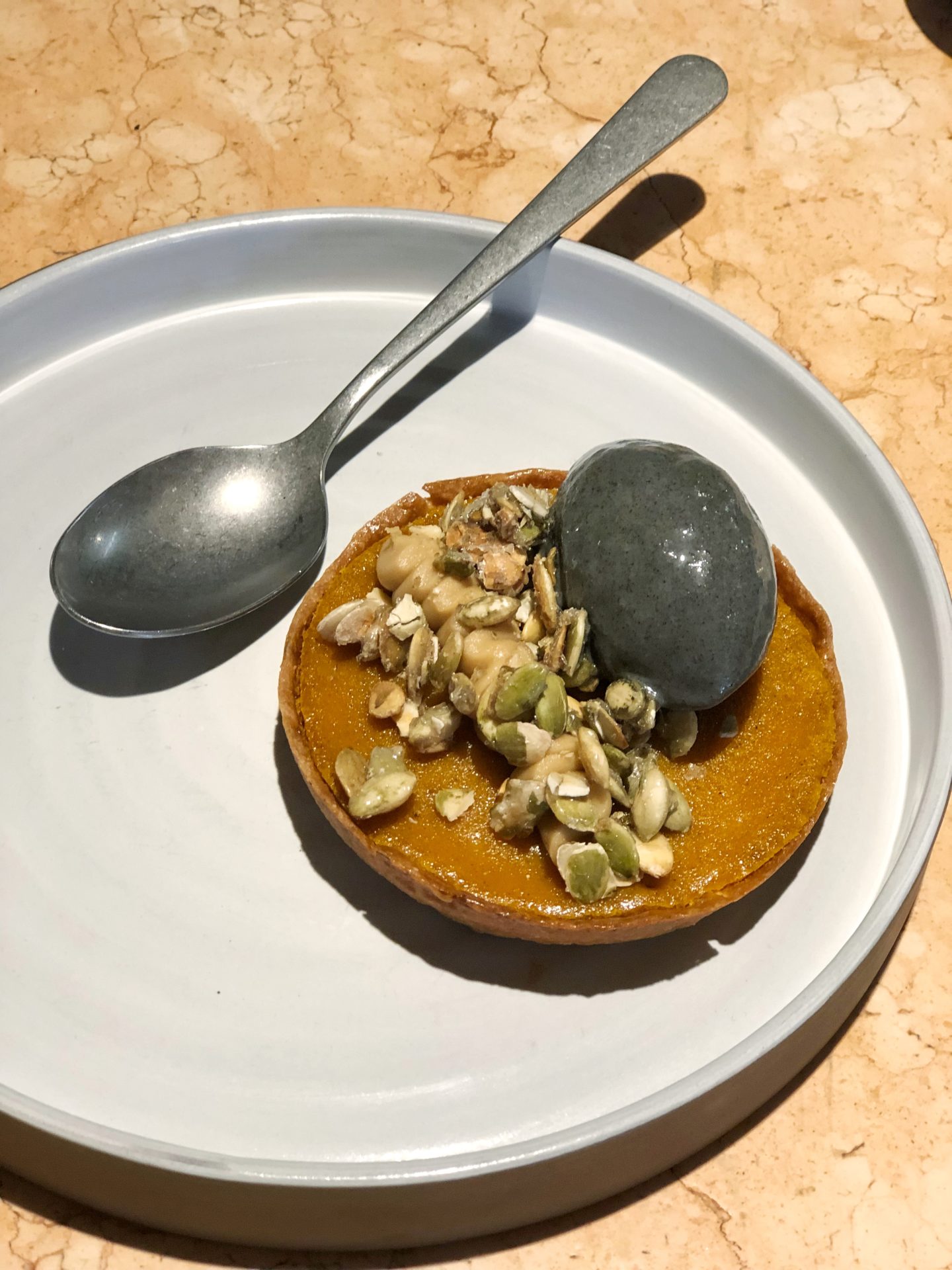 Pumpkin tart Brunch Kudu Peckham London