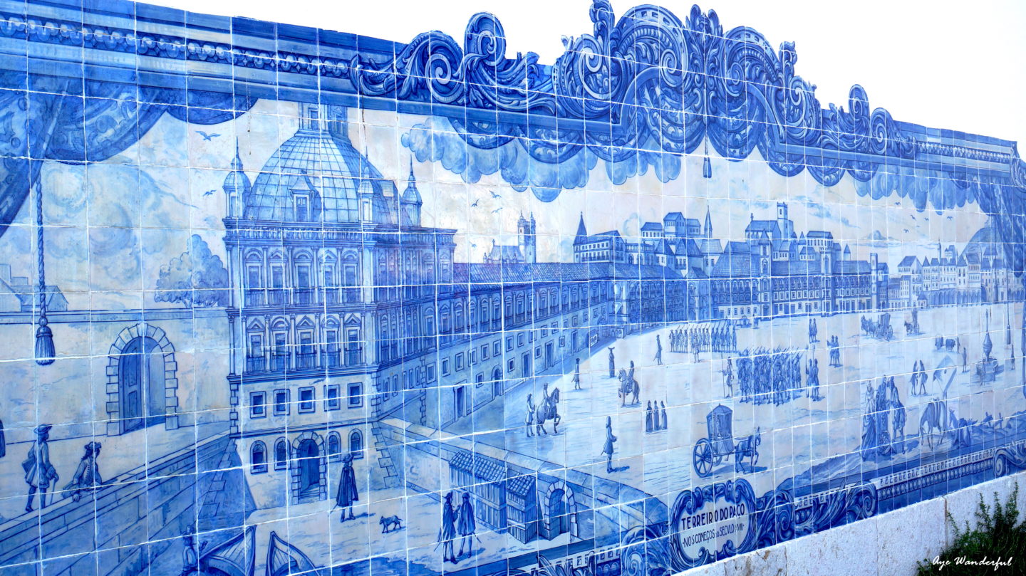 Azulejo Portuguese Tiles Wall | 8 hours in Lisbon