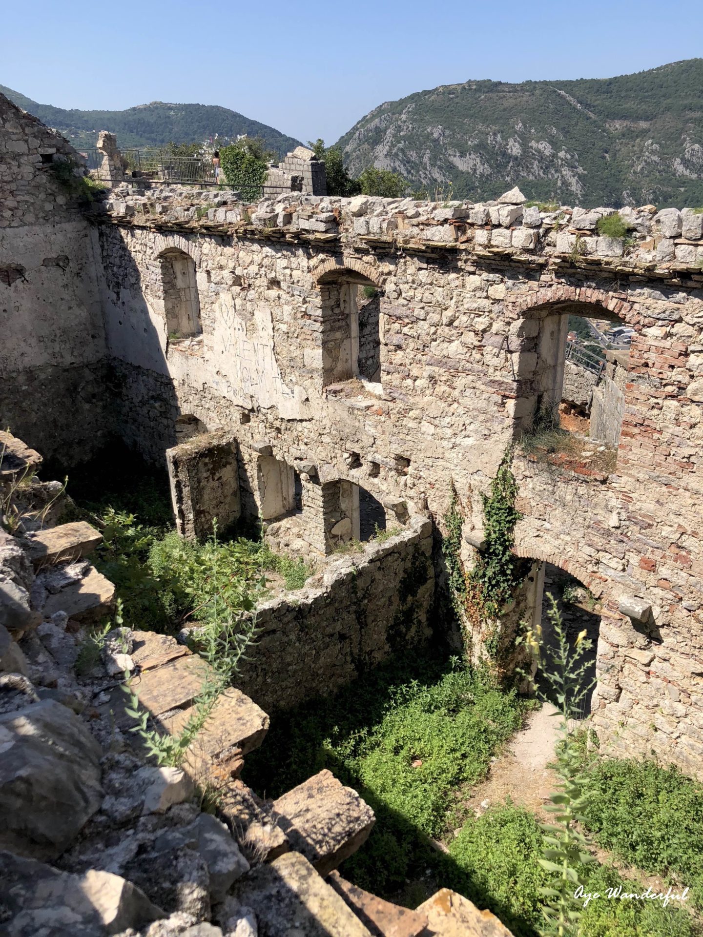 Hiking St John's Fortress Kotor Montenegro