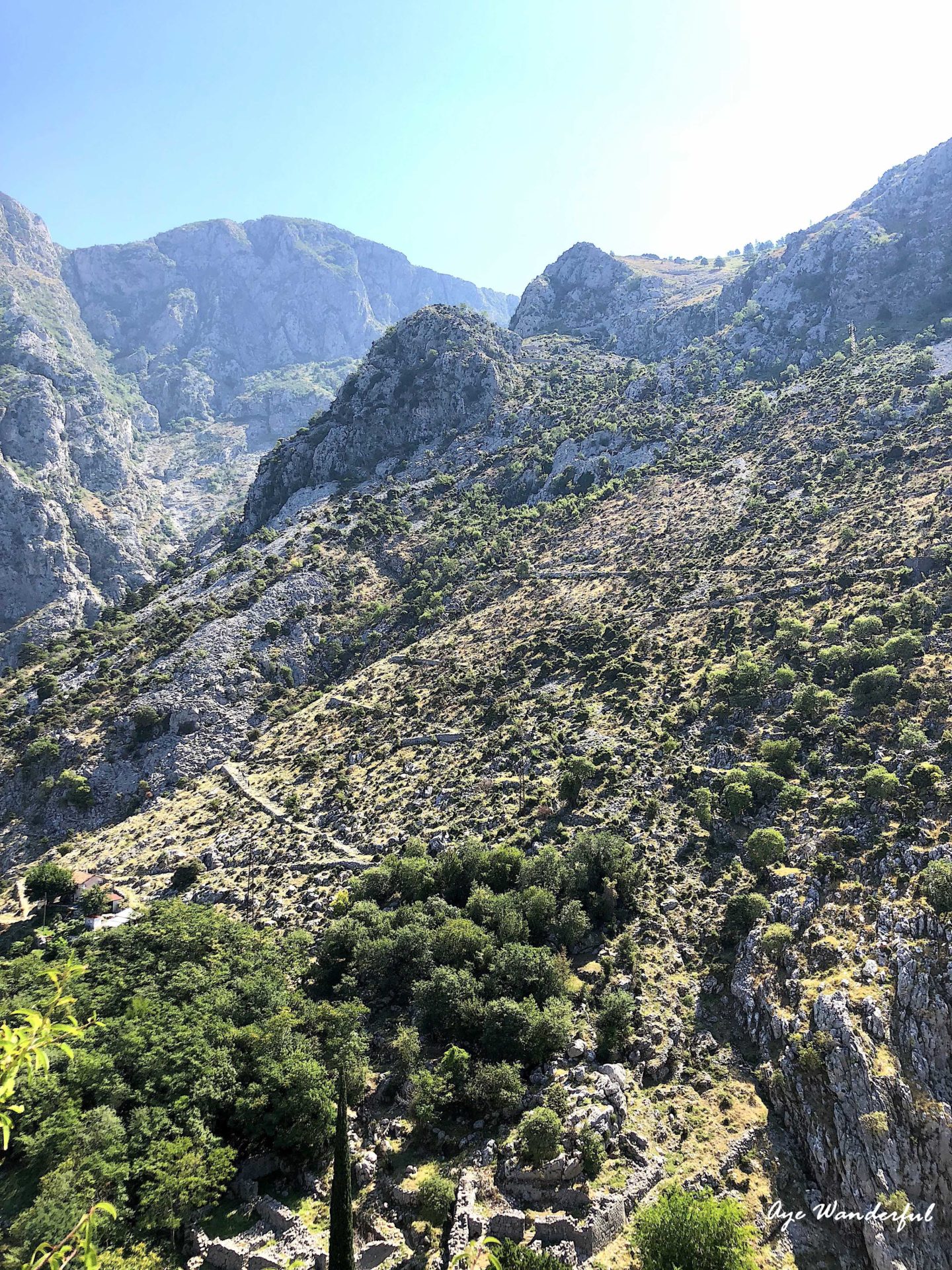 Hiking St John's Fortress Kotor Montenegro