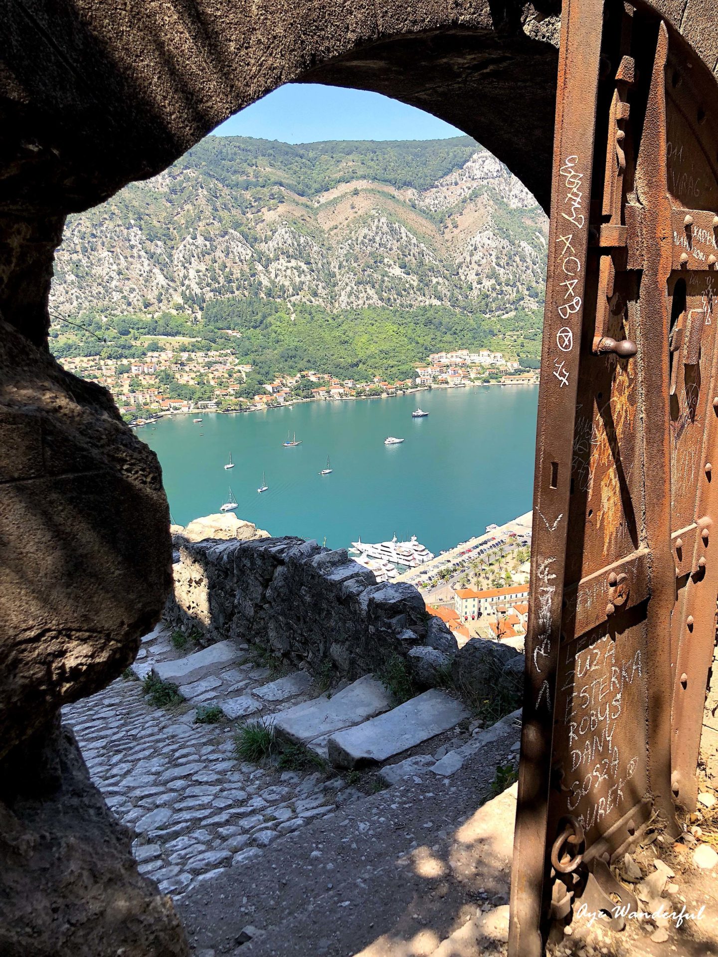 Hiking St John's Fortress Kotor Montenegro