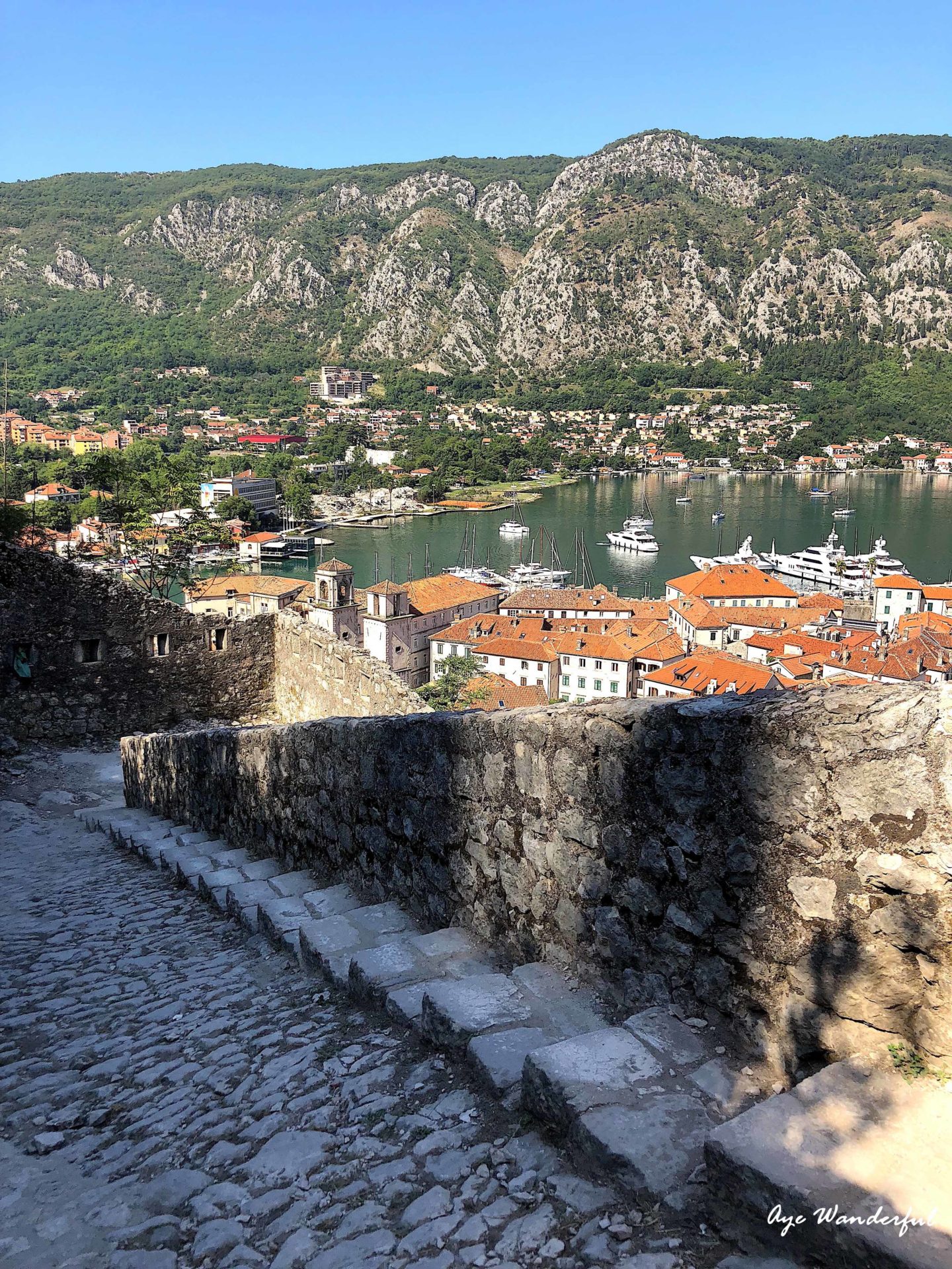 Hiking St John's Fortress Kotor Montenegro