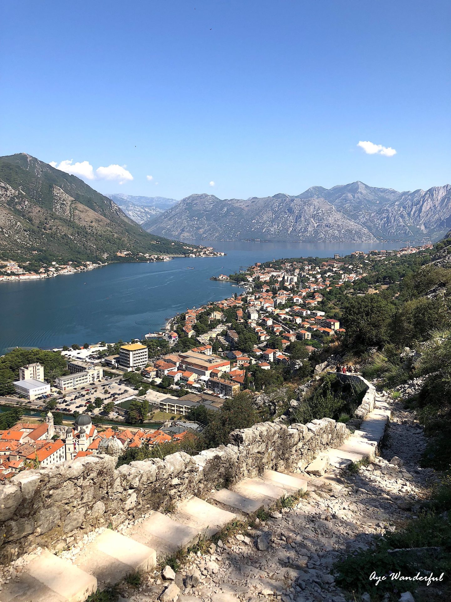 Hiking St John's Fortress Kotor Montenegro