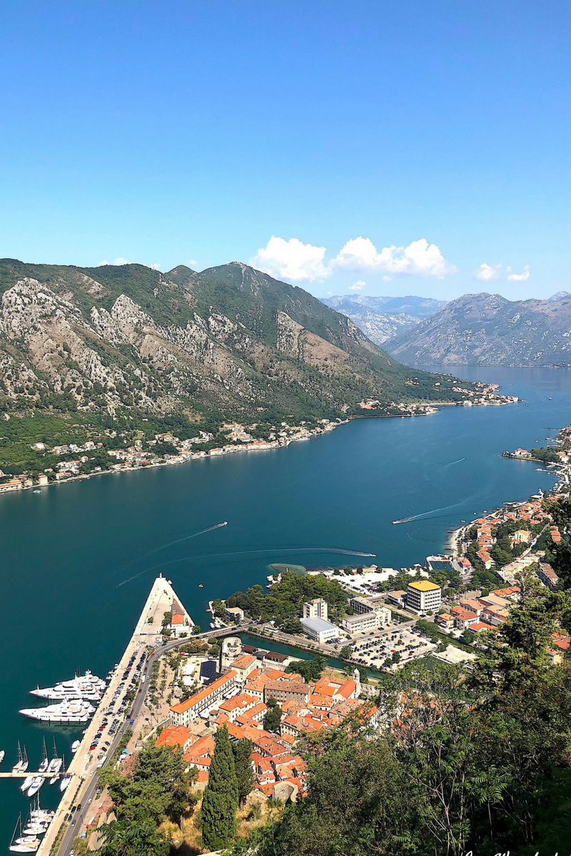 Hiking the city walls to St John’s Fortress in Kotor