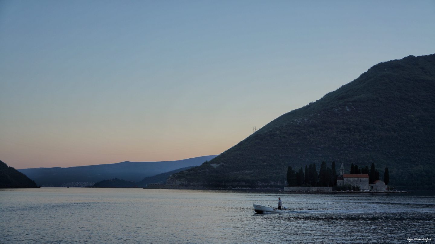 Dusk in Perast - Things to do in Perast Montenegro