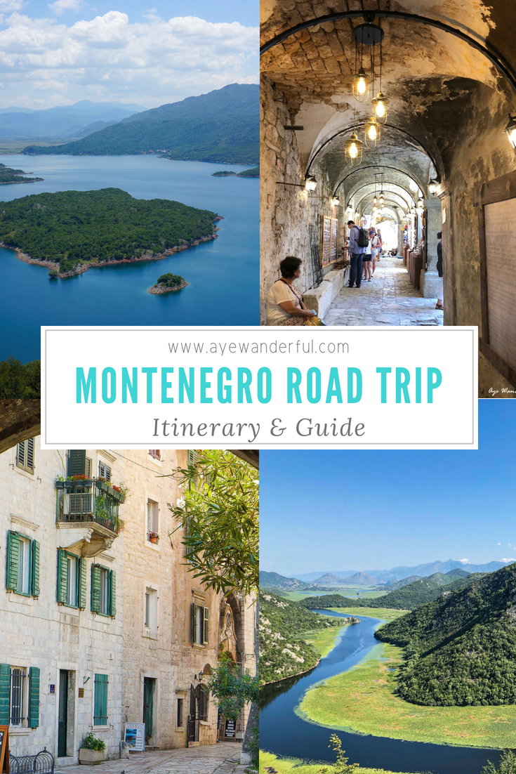 Montenegro Road Trip Itinerary