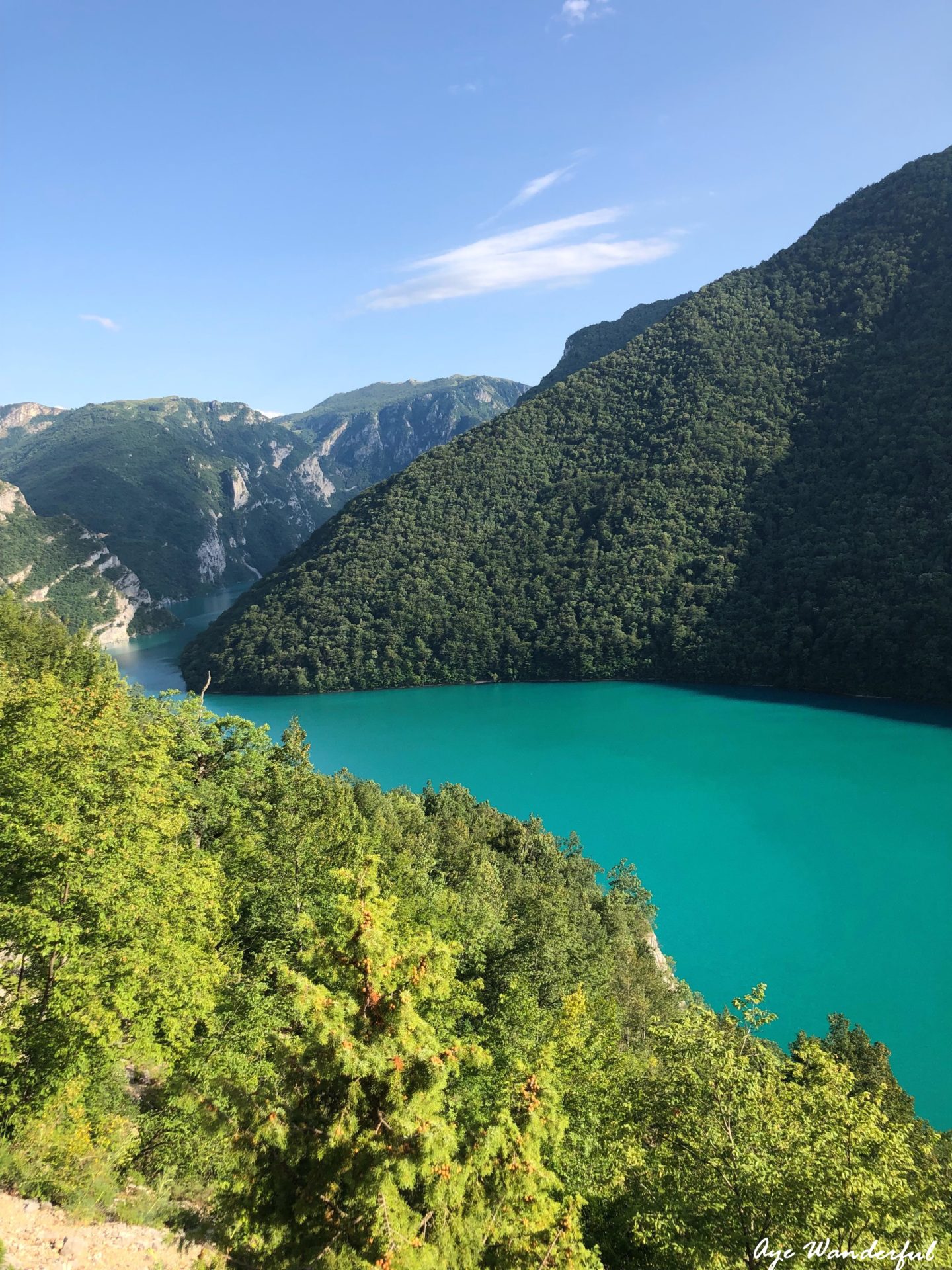 Piva Lake Durmitor National Park Montenegro