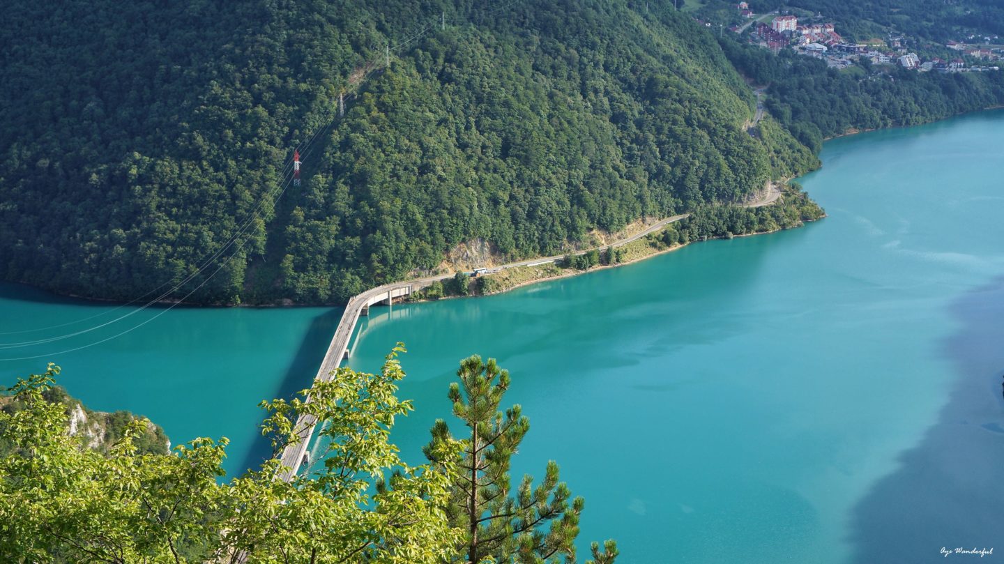 Piva Lake River Canyon Durmitor National Park Montenegro