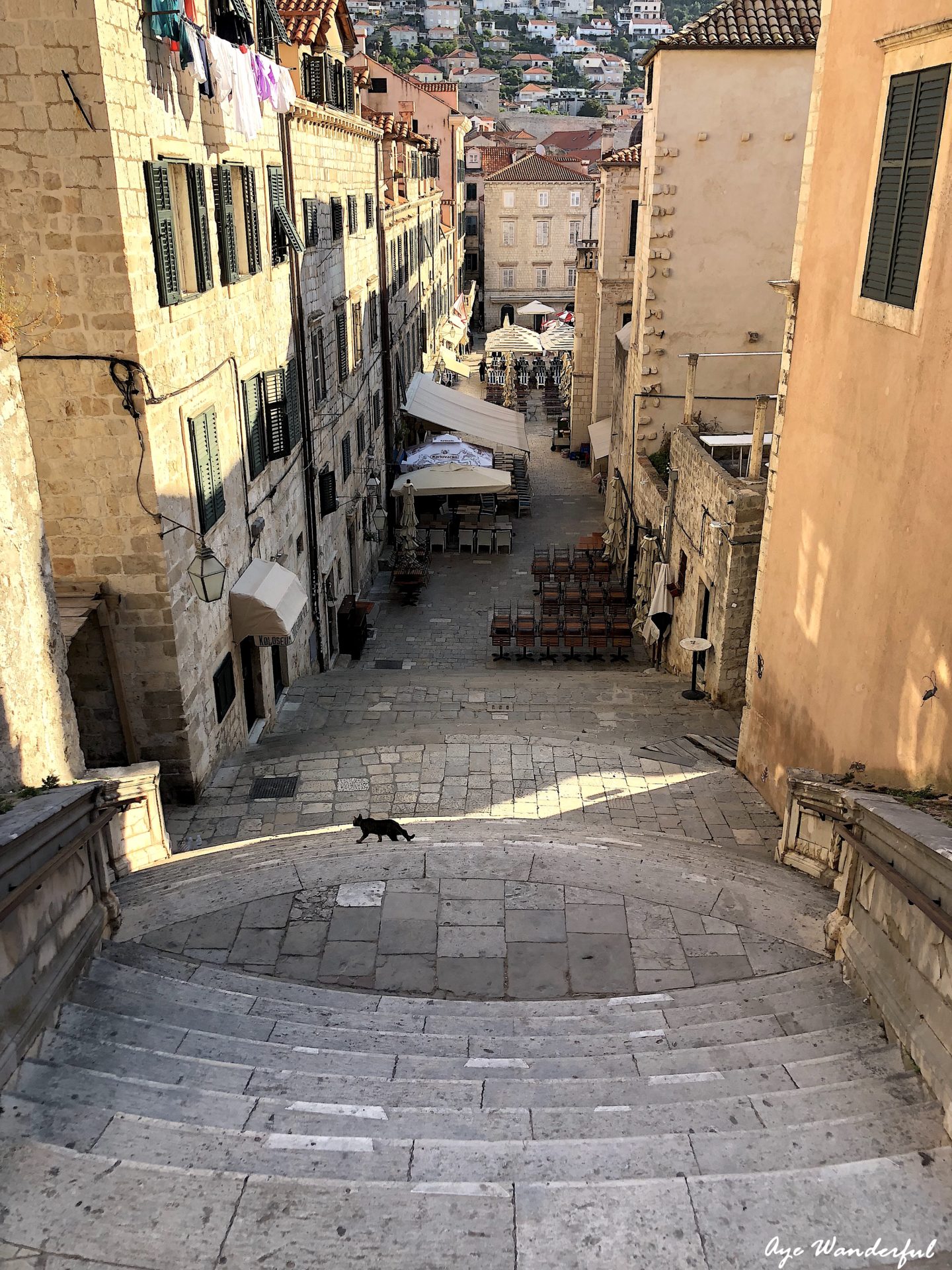 Dubrovnik Walk of Shame Jesuit stairs