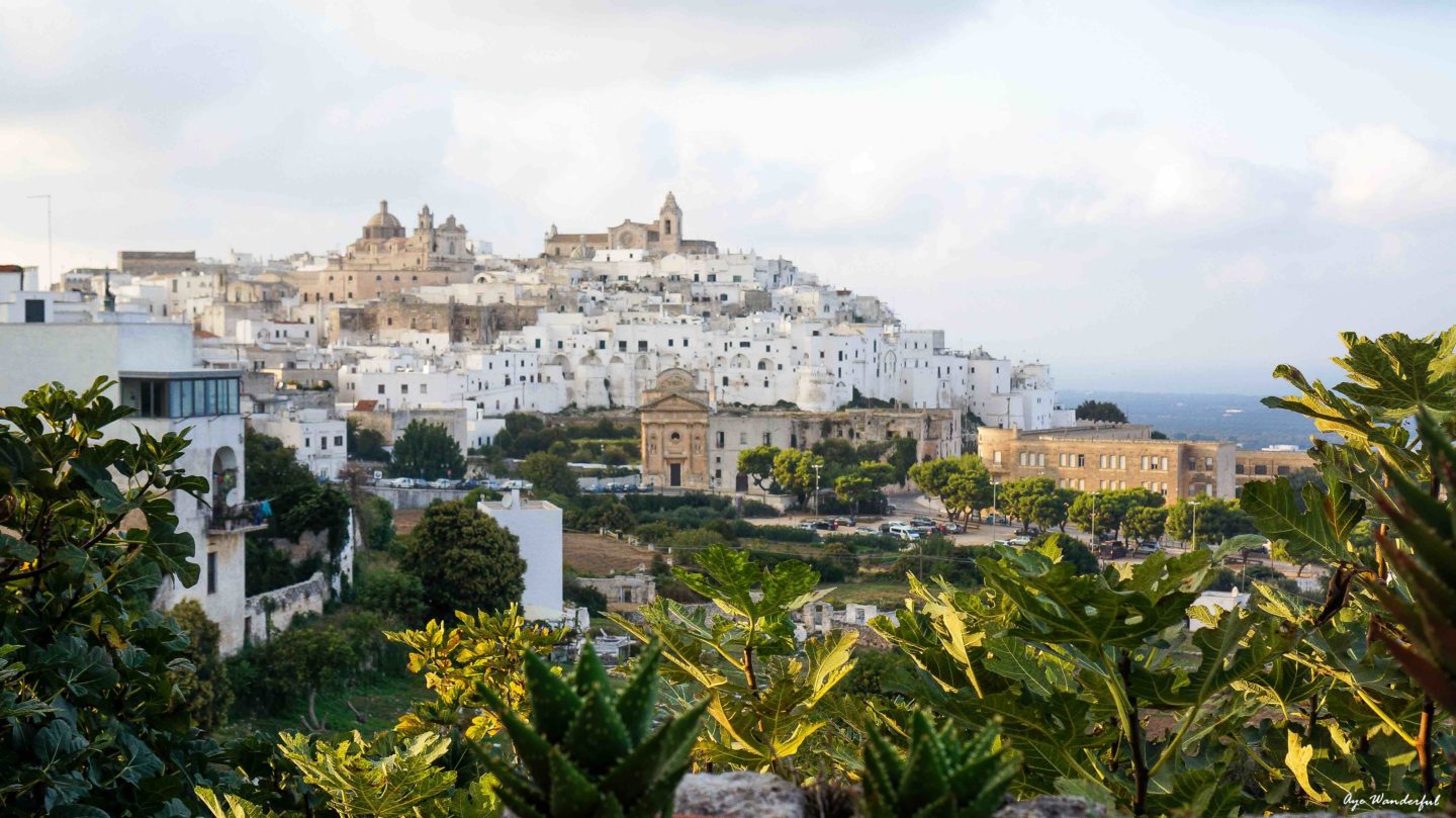 A travel guide for a quick getaway to Italy with everything you need to know about how to spend 2 days in Puglia in the charming towns of Ostuni and Alberobello.