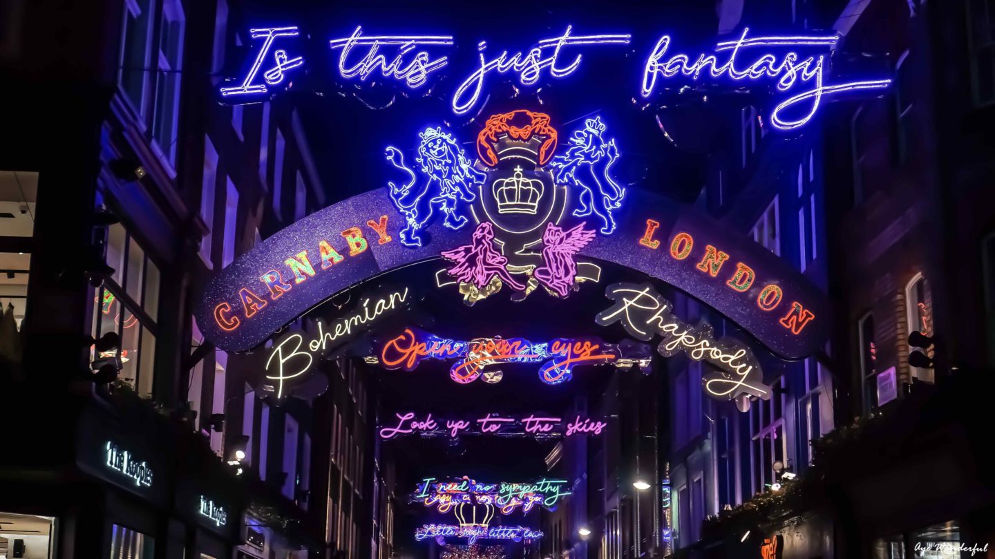 Christmas Decorations in London 2018 - Carnaby Street