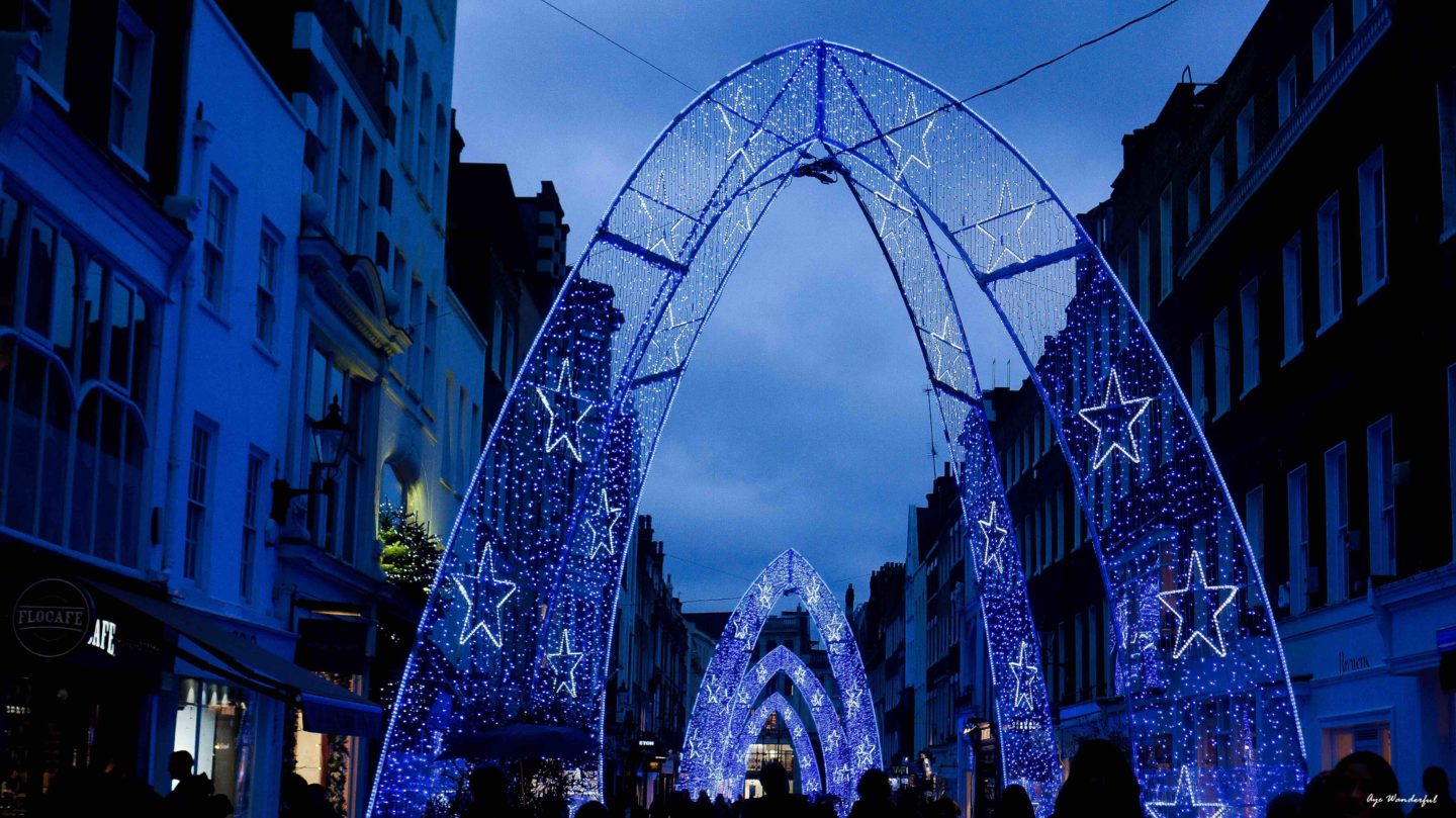 Christmas Decorations in London 2018 - South Molton Street