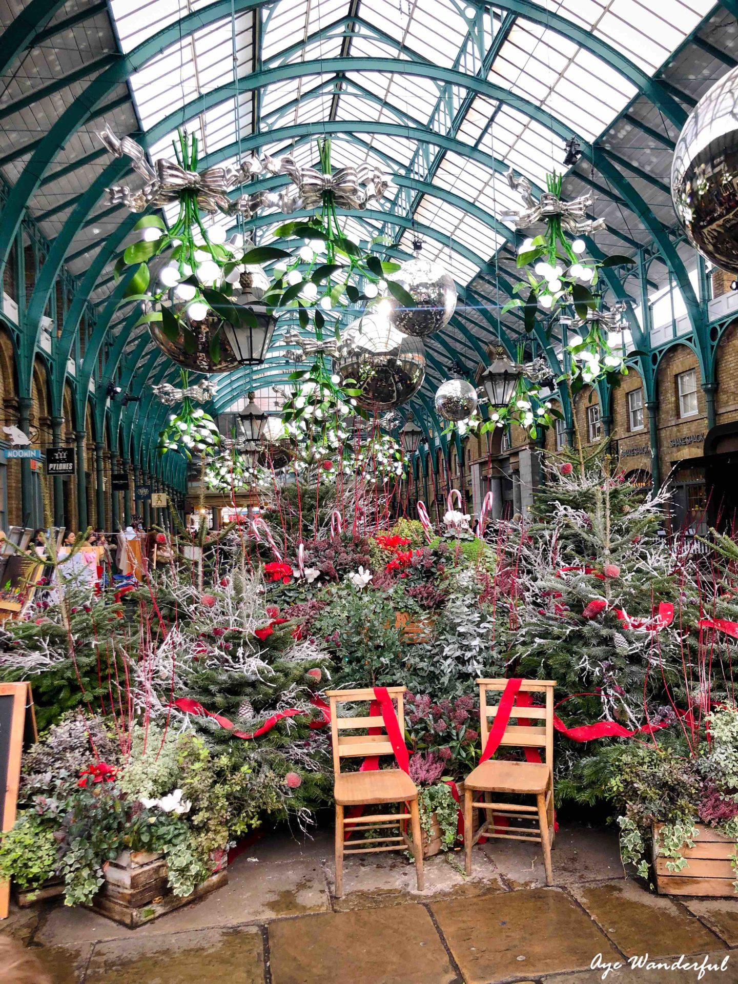 Christmas Decorations in London 2018 - Covent Garden