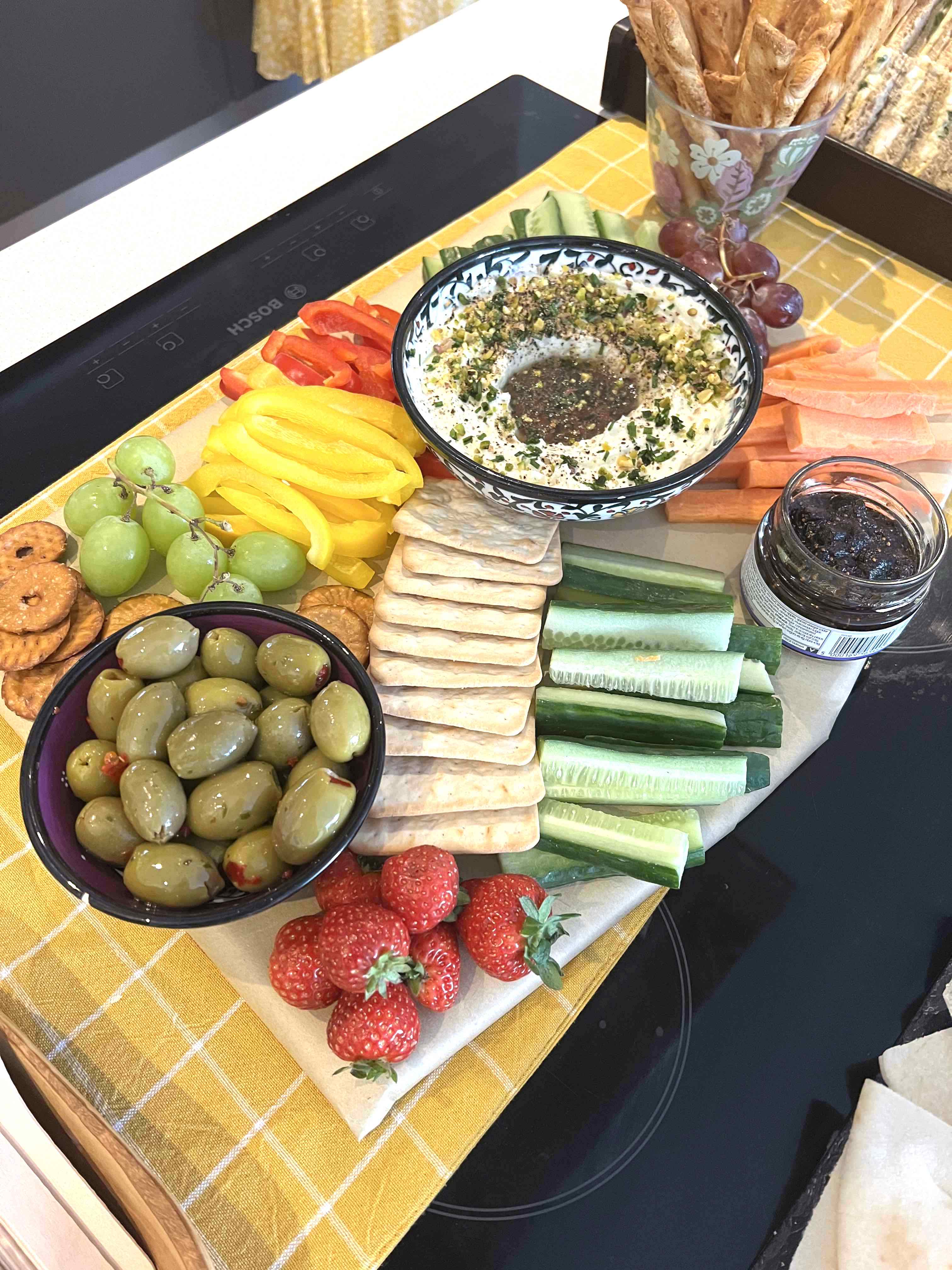 Cheese board Grazing platter Vegetarian