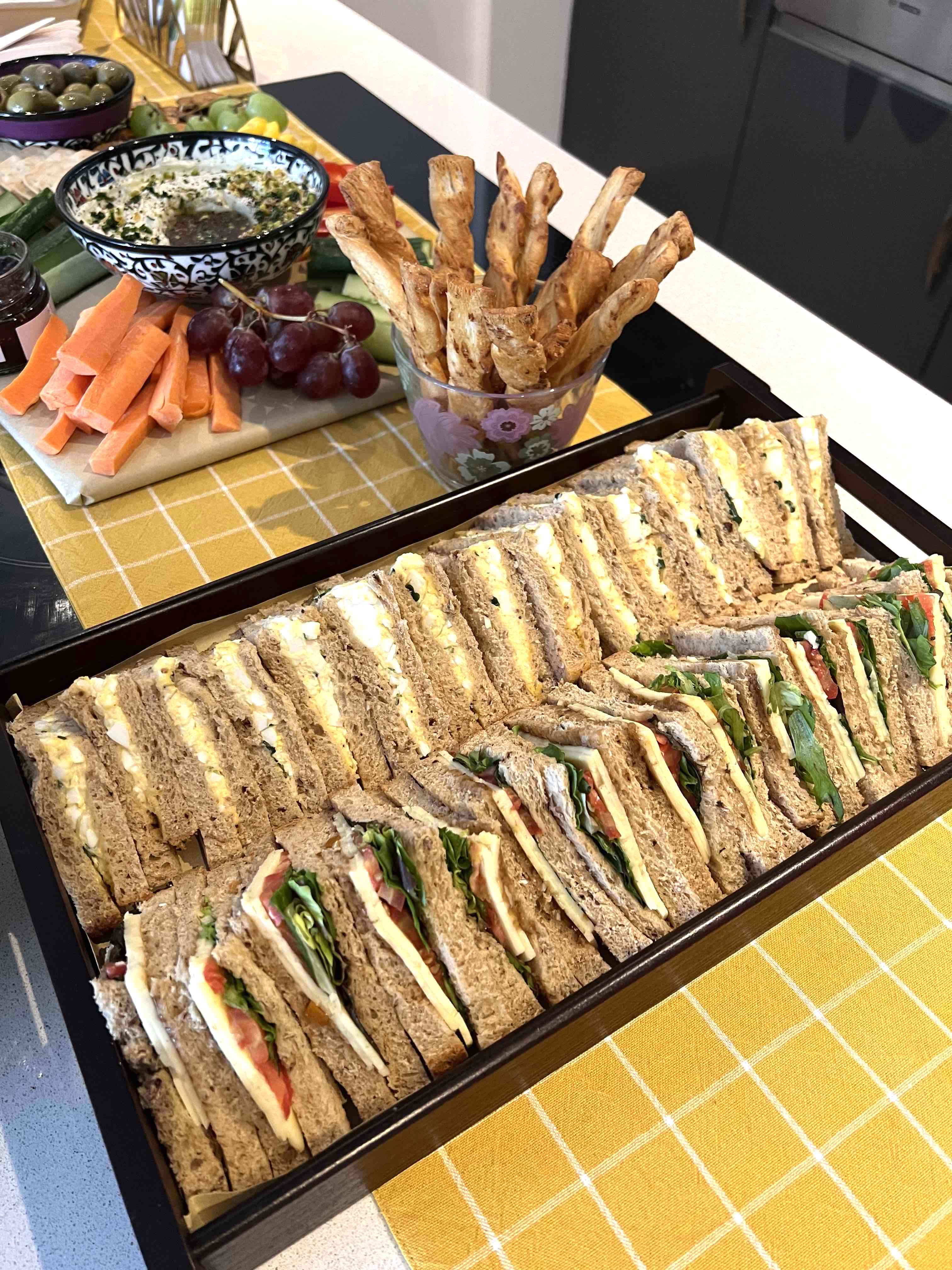 Sandwich platter